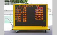 沖縄奥武山水泳プール移動型表示盤